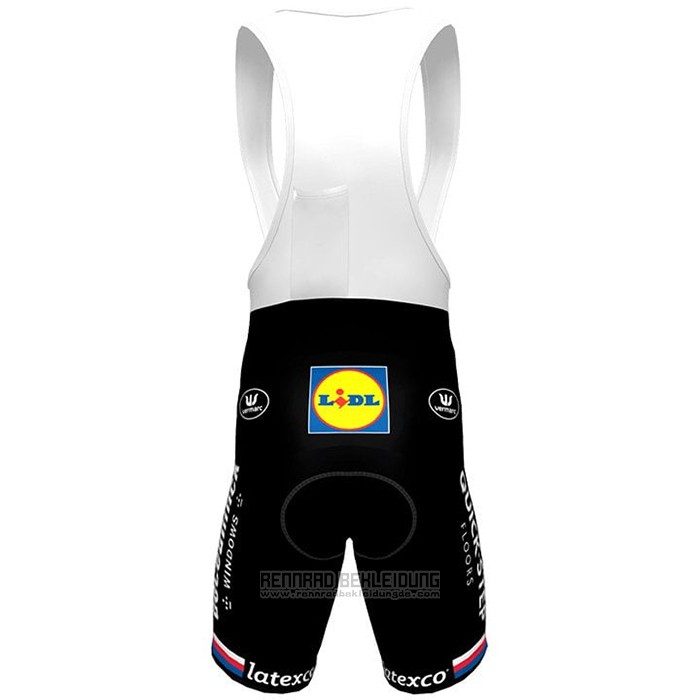 2021 Fahrradbekleidung Deceuninck Quick Step Champion Nuova Zelanda Trikot Kurzarm und Tragerhose - zum Schließen ins Bild klicken